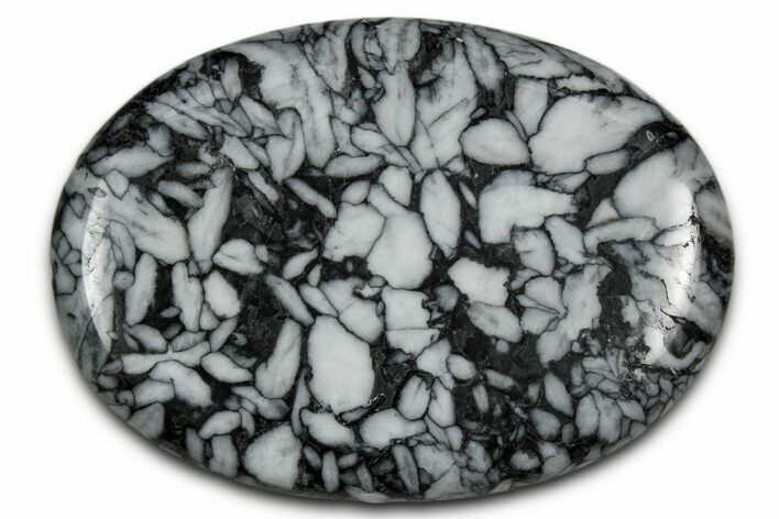 Polished Pinolite Palm Stone - Austria #343893